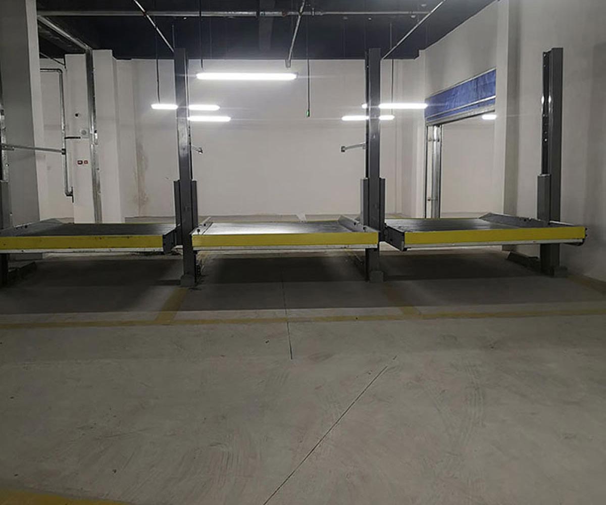 2層機(jī)械式立體停車(chē)設(shè)備改造